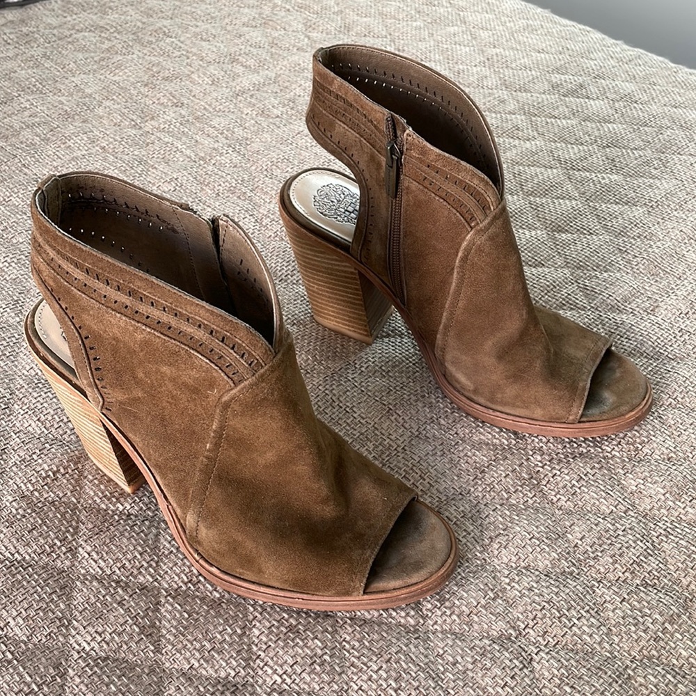 Vince Camuto leather booties.